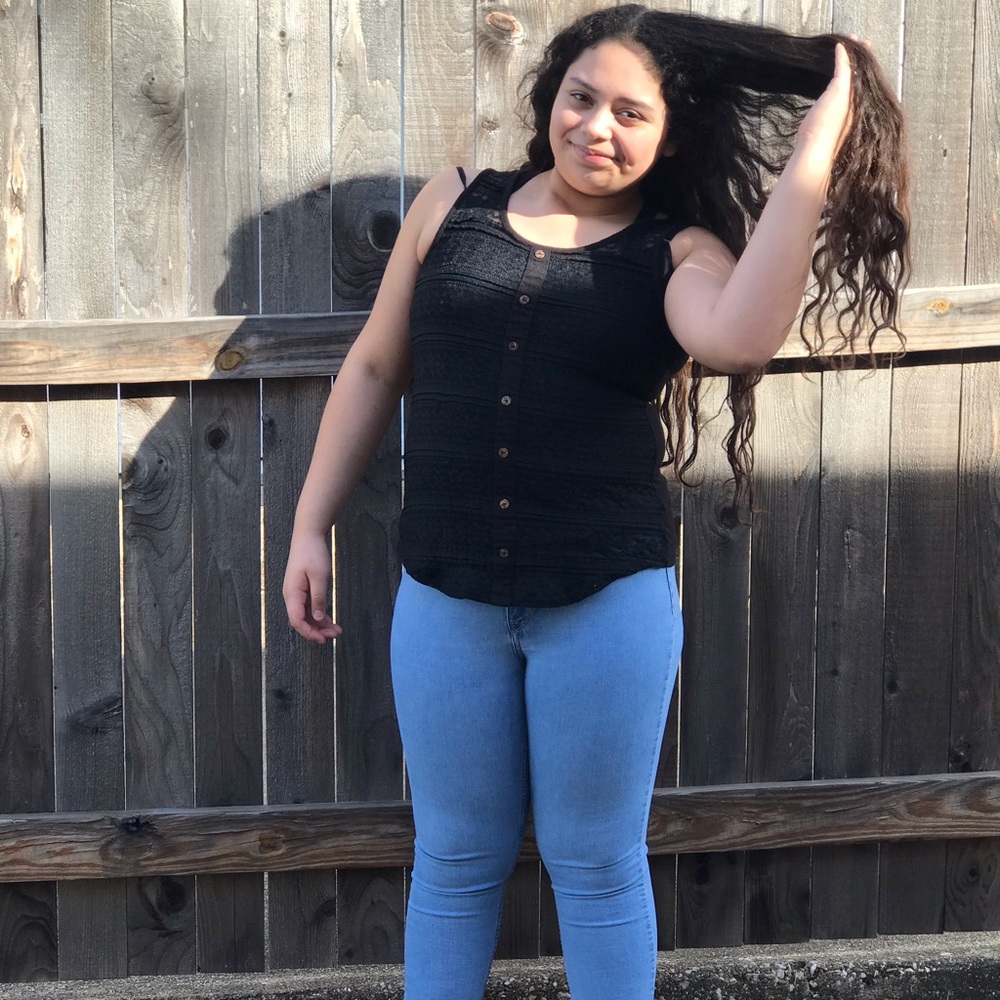 Black Laced Top